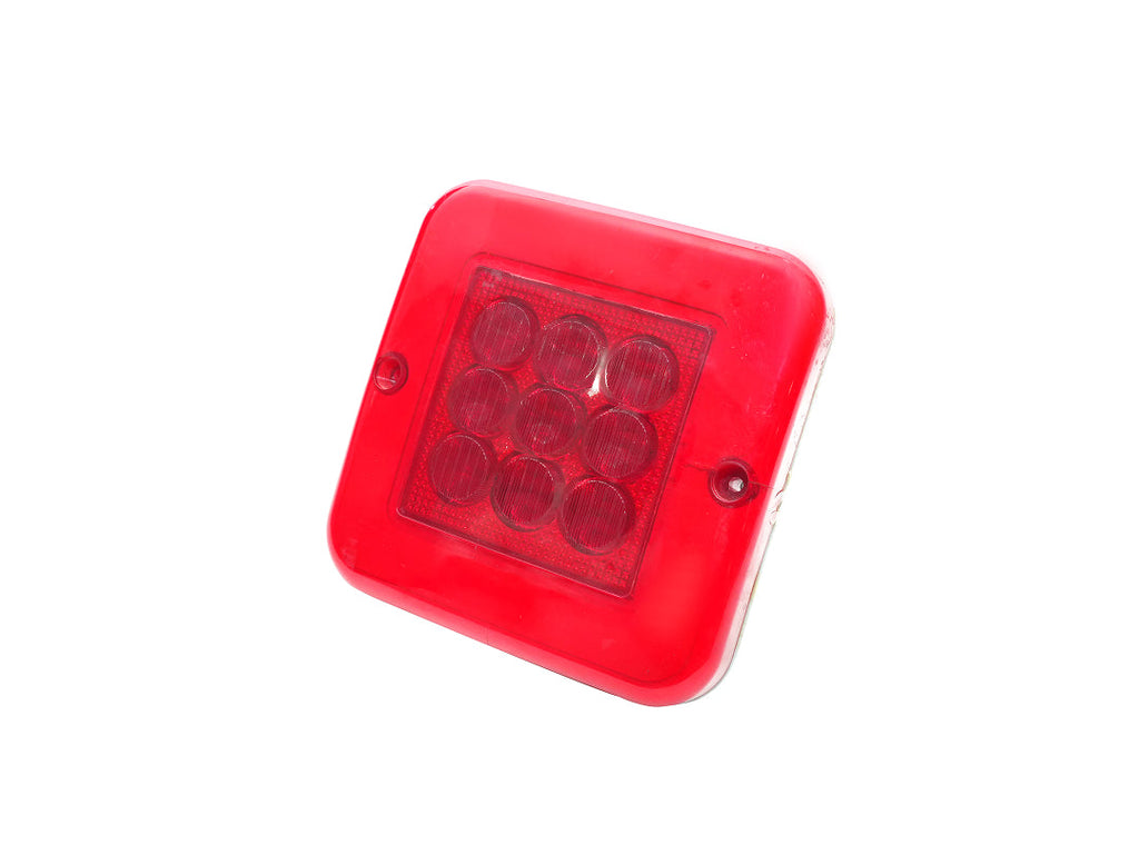 37 LED Square Tail Lamp With Stop Lamp - Red
