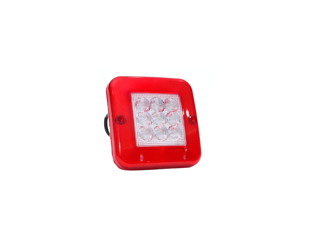 37 LED Square Tail Lamp With Reverse Direction Indicator