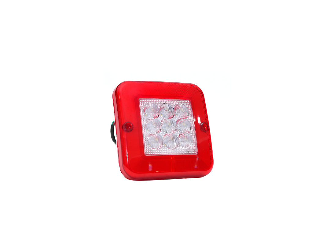 37 LED Square Tail Lamp With Reverse Direction Indicator