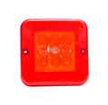 37 LED  Square Tail Lapm With Rear Dotection Indicator - Amber