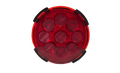 9 LED Round Reverse Lamp - Red