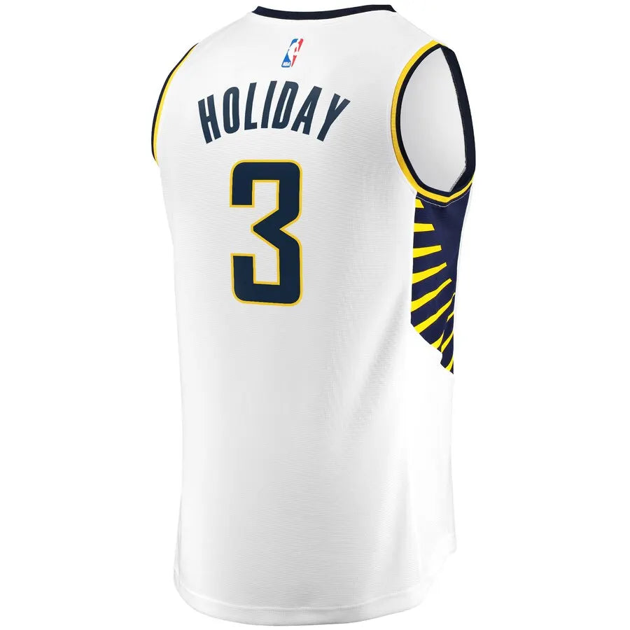 Holiday Pacers White Jersey fanatics - Hình 3