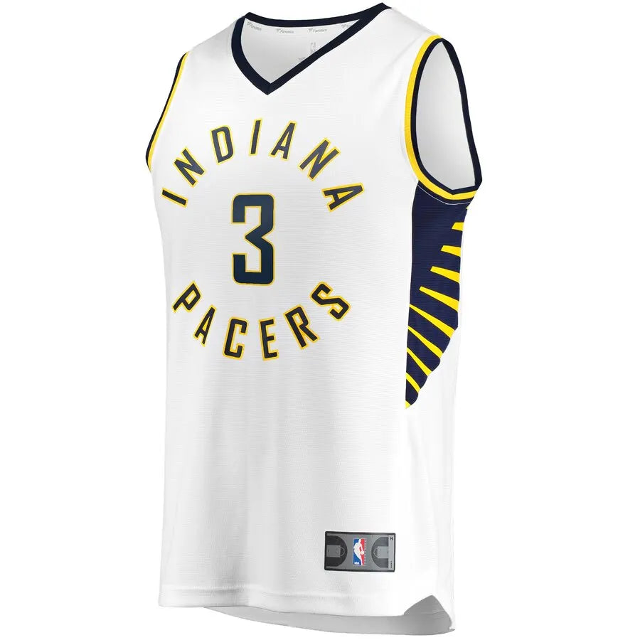 Holiday Pacers White Jersey fanatics - Hình 2