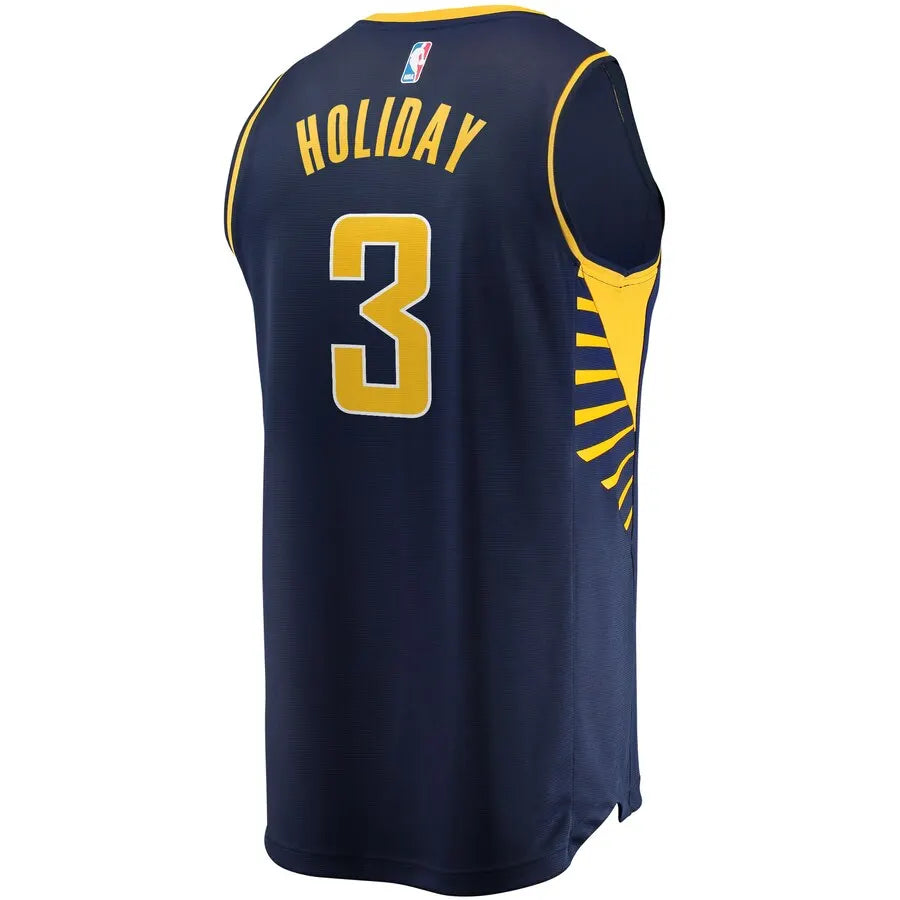 fanatics Holiday Pacers Navy Jersey - Hình 3