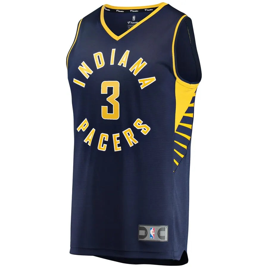 fanatics Holiday Pacers Navy Jersey - Hình 2