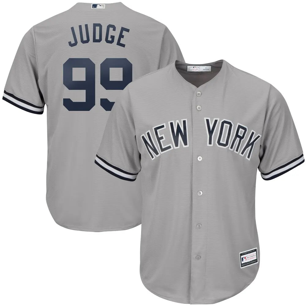 Judge Yankees Gray Jersey majestic