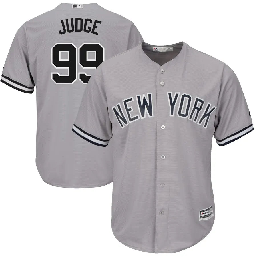 majestic Judge Yankees Gray Jersey