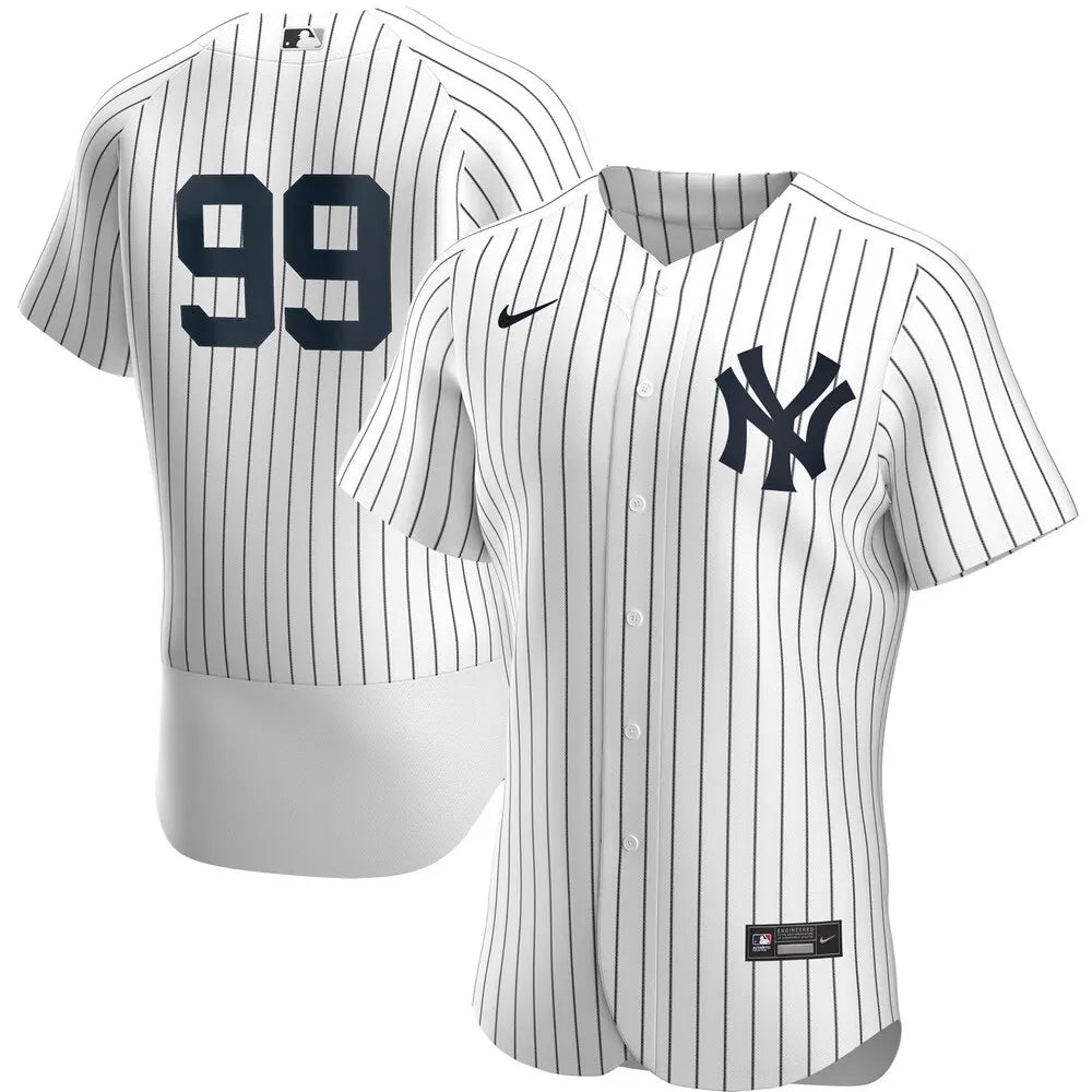 Yankees Pinstripe Custom Jersey nike number