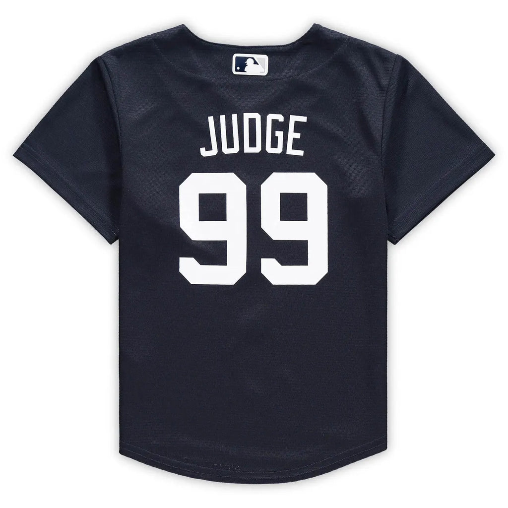 Yankees Judge Navy Youth Jersey - Hình 4