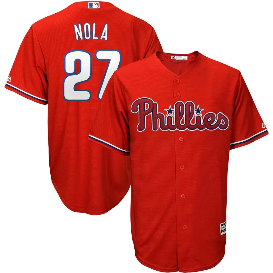 Phillies Red Nola Replica Jersey