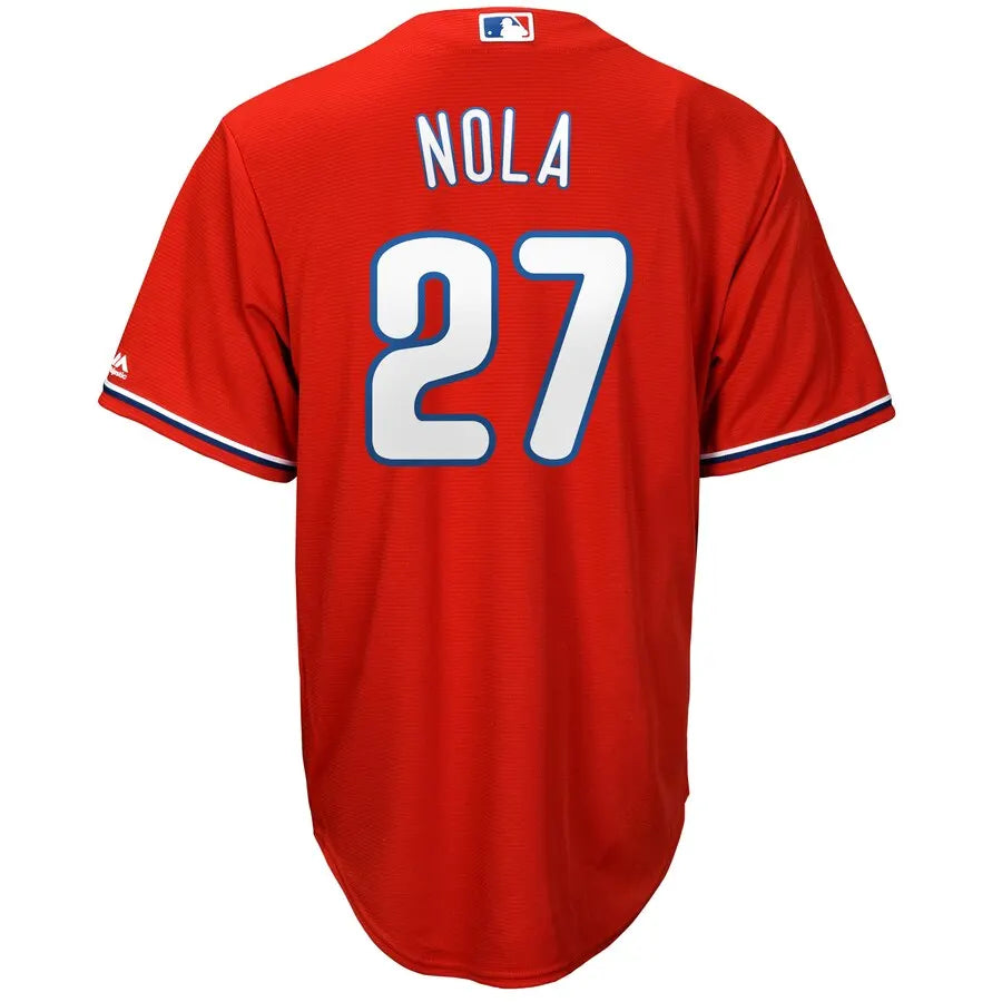 Phillies Red Nola Replica Jersey - Hình 3