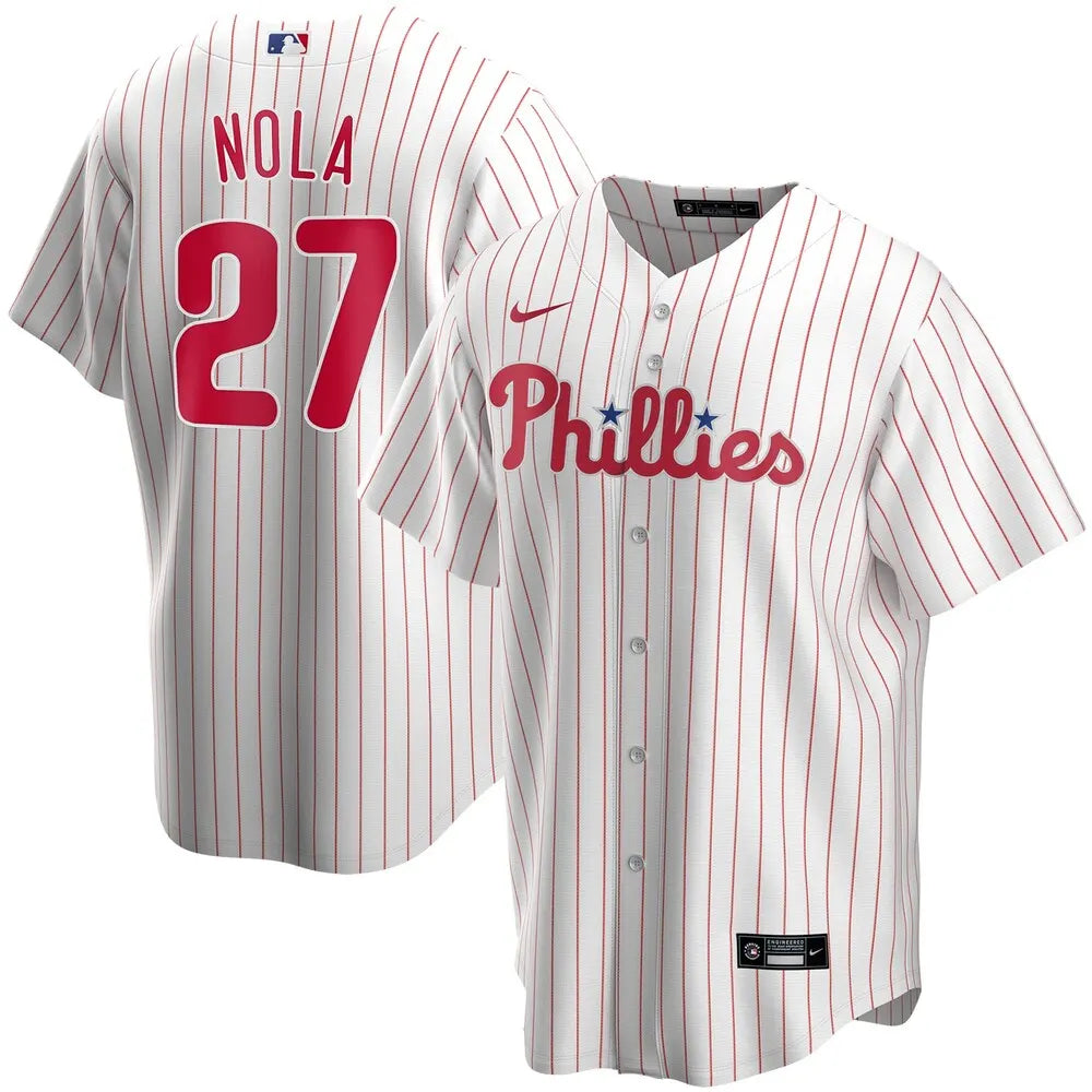 nike Nola Phillies Pinstripe Jersey