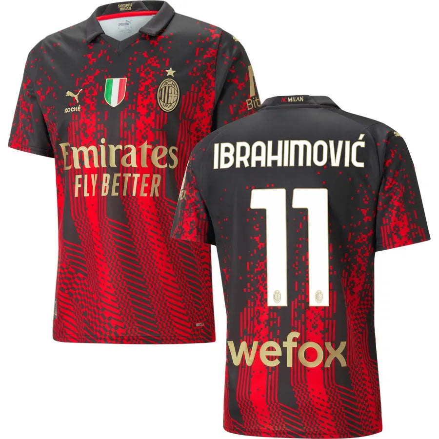 red Puma AC Milan Fourth Jersey - Hình 10
