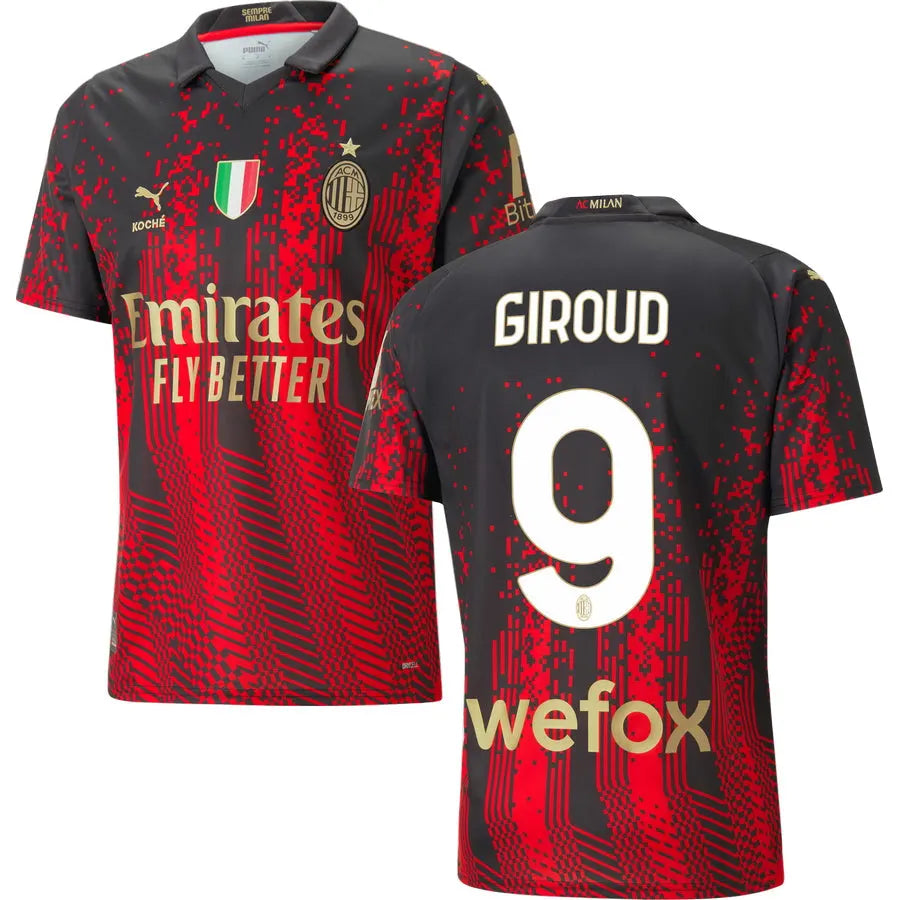 red Puma AC Milan Fourth Jersey - Hình 8