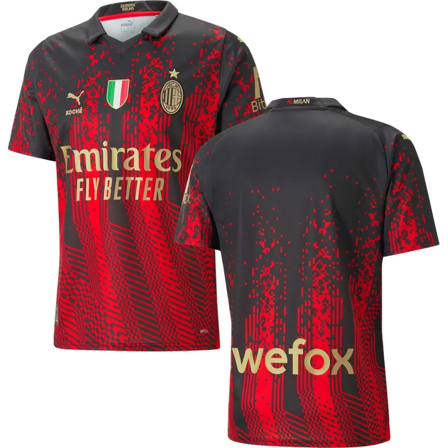red Puma AC Milan Fourth Jersey - Hình 3