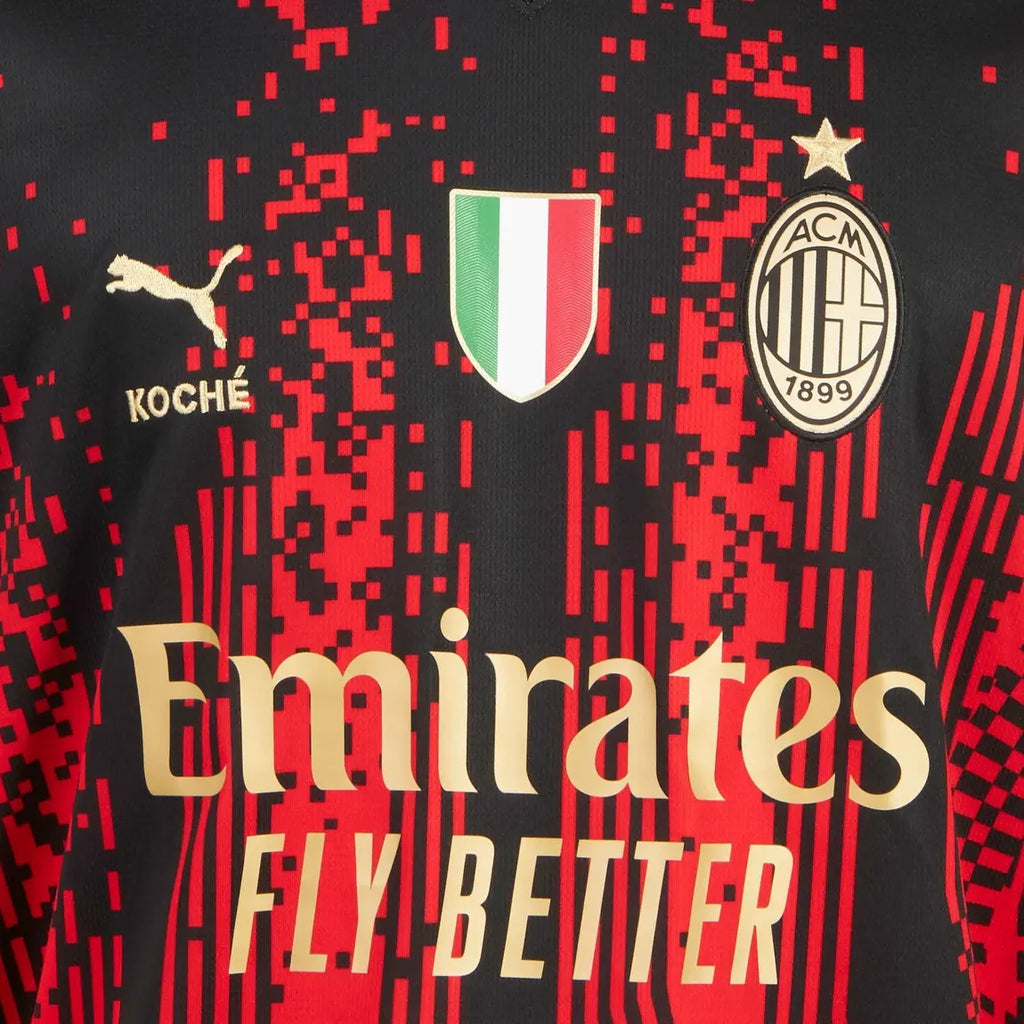 red Puma AC Milan Fourth Jersey - Hình 4