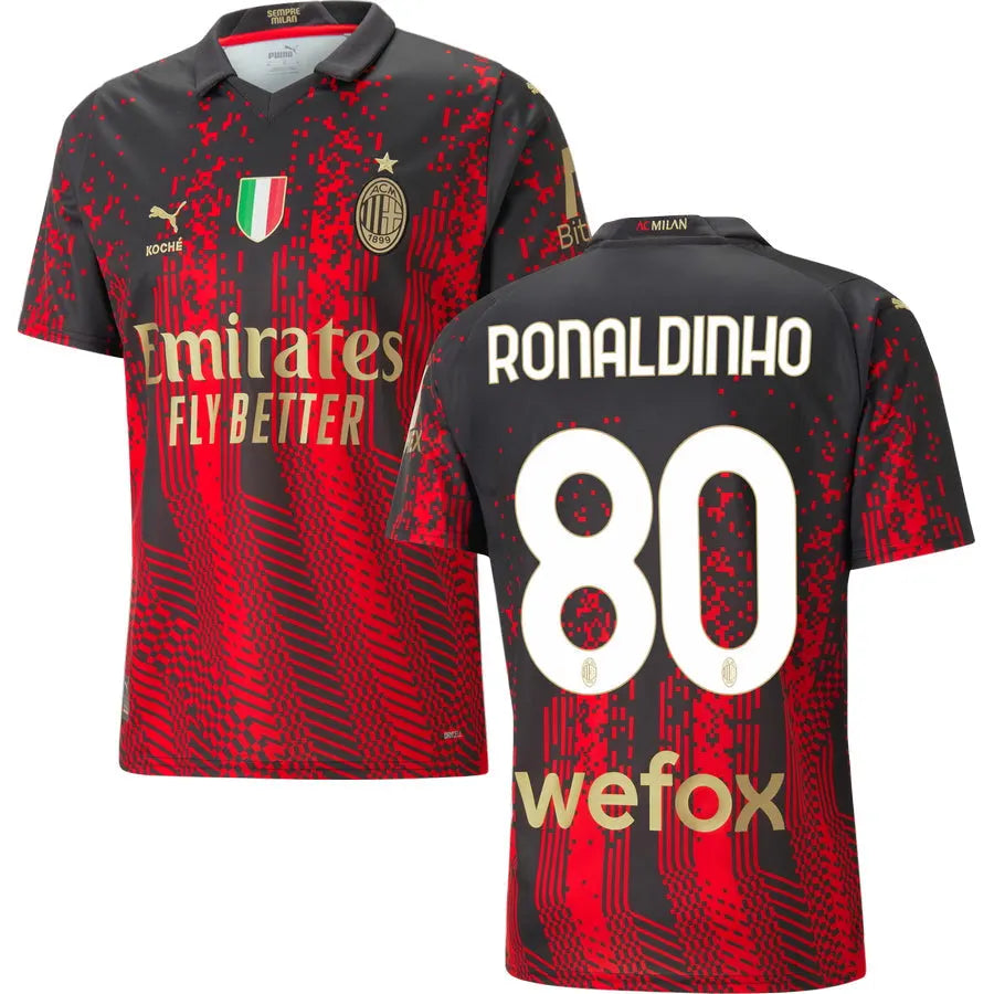 red Puma AC Milan Fourth Jersey - Hình 15