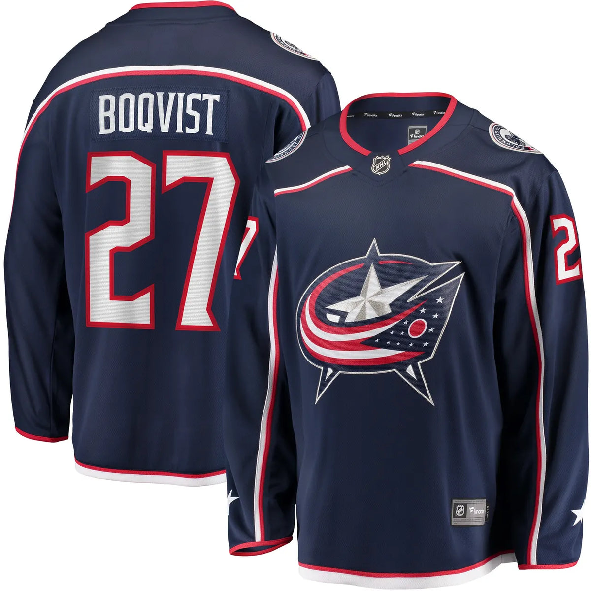 Boqvist Blue Jackets Jersey - Hình 2