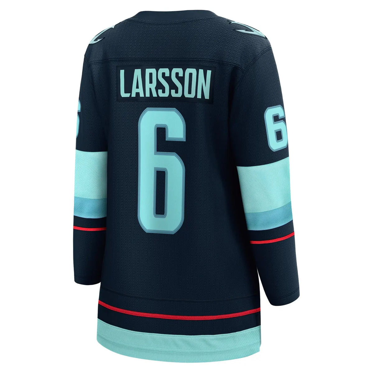 navy Fanatics Larsson Kraken Jersey - Hình 2