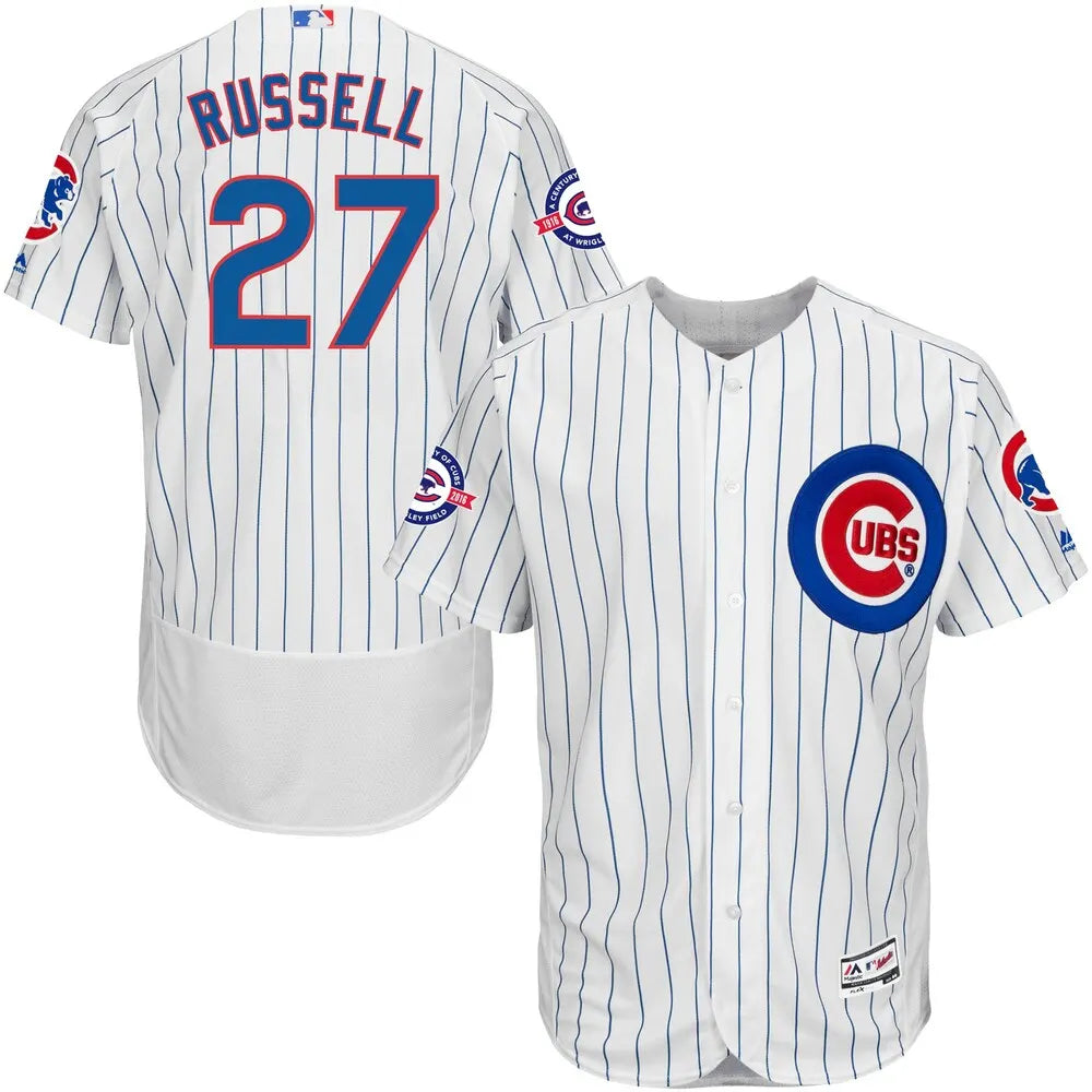 Russell Cubs Pinstripe Jersey