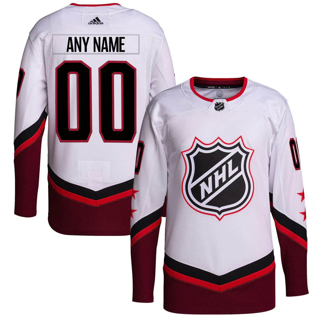 customizable Adidas NHL All-Star White Jersey - Hình 2