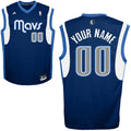 adidas Mavericks Blue Custom Jersey