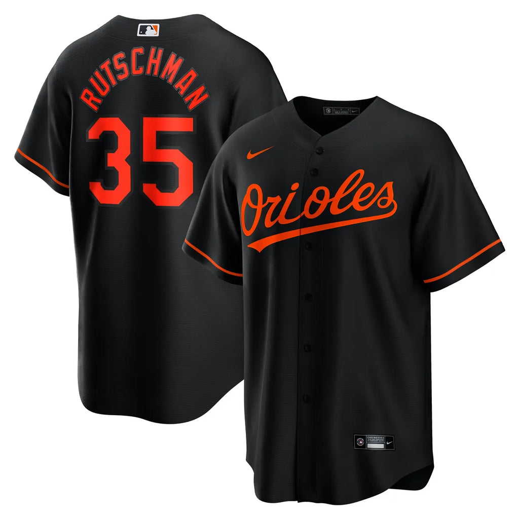 Nike Rutschman Orioles Black Jersey