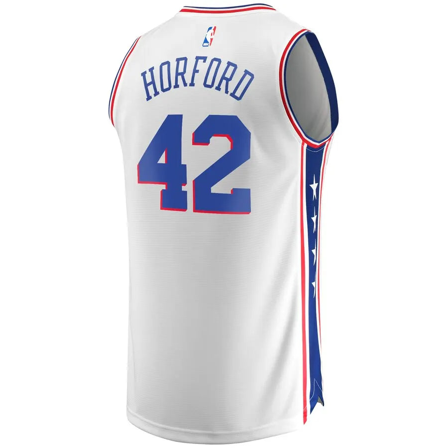white Fanatics Horford 76ers Jersey - Hình 3