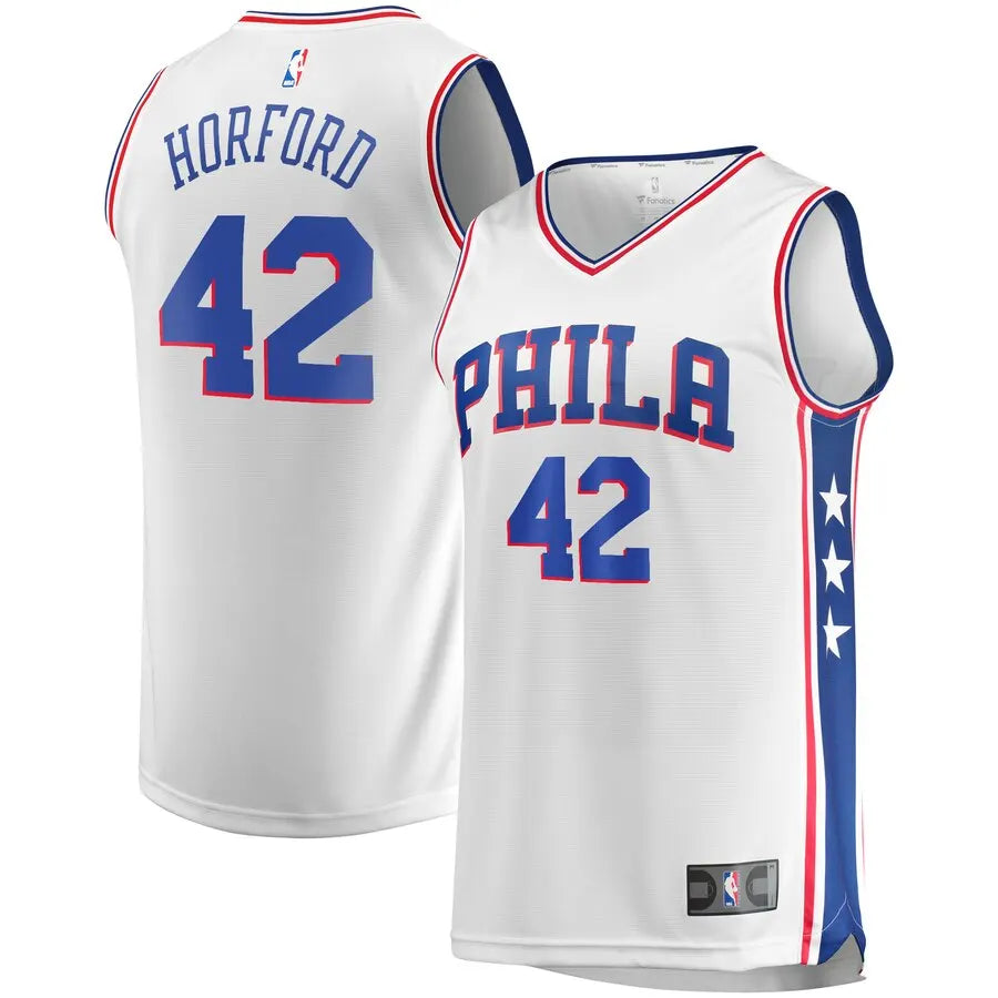 white Fanatics Horford 76ers Jersey