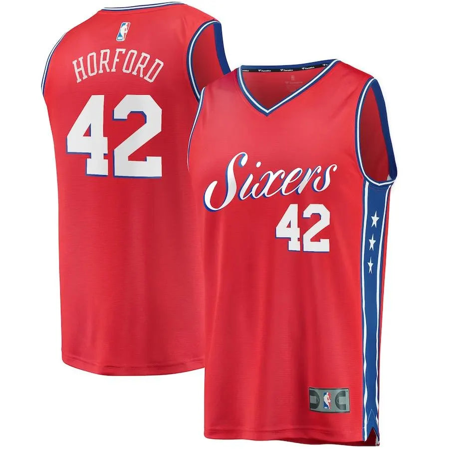 fanatics Horford Sixers Red Jersey