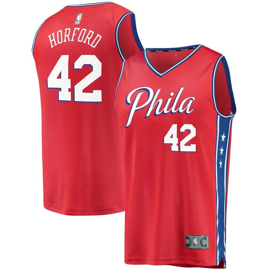 Horford 76ers Red Jersey