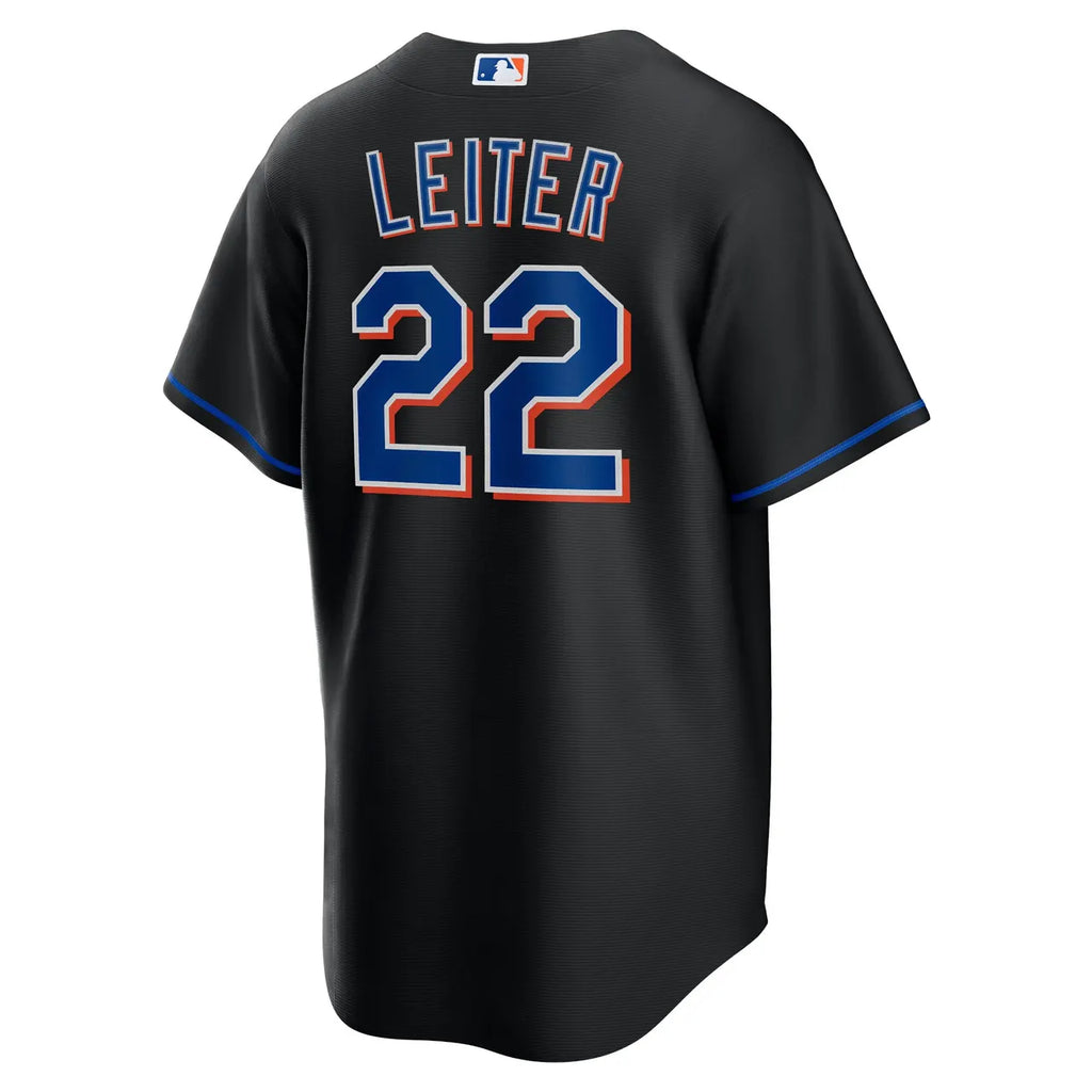 Leiter Mets Black Jersey - Hình 2