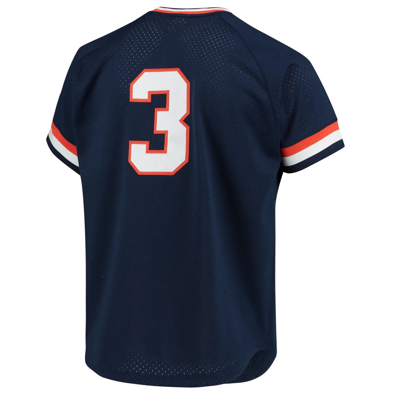 mitchell Tigers Navy Cooperstown Jersey - Hình 3