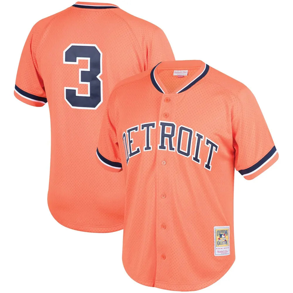 Mitchell & Ness Tigers Orange Jersey