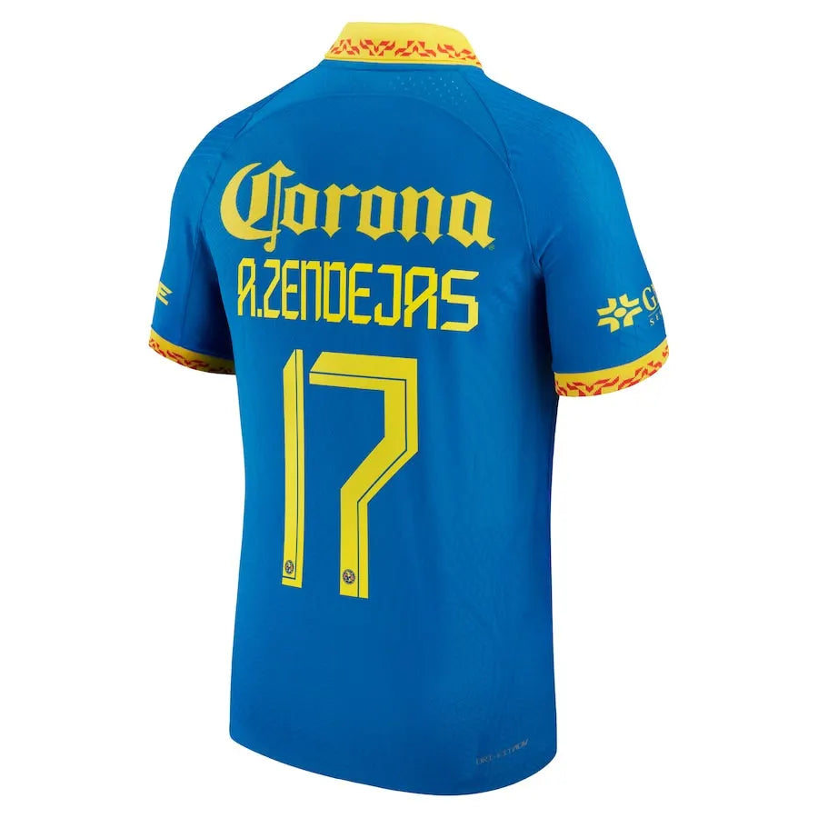 nike Club America Blue Jersey - Hình 3