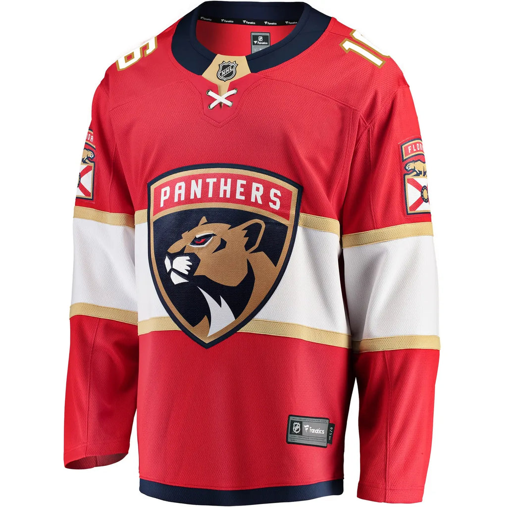 red Fanatics Barkov Panthers Jersey - Hình 3