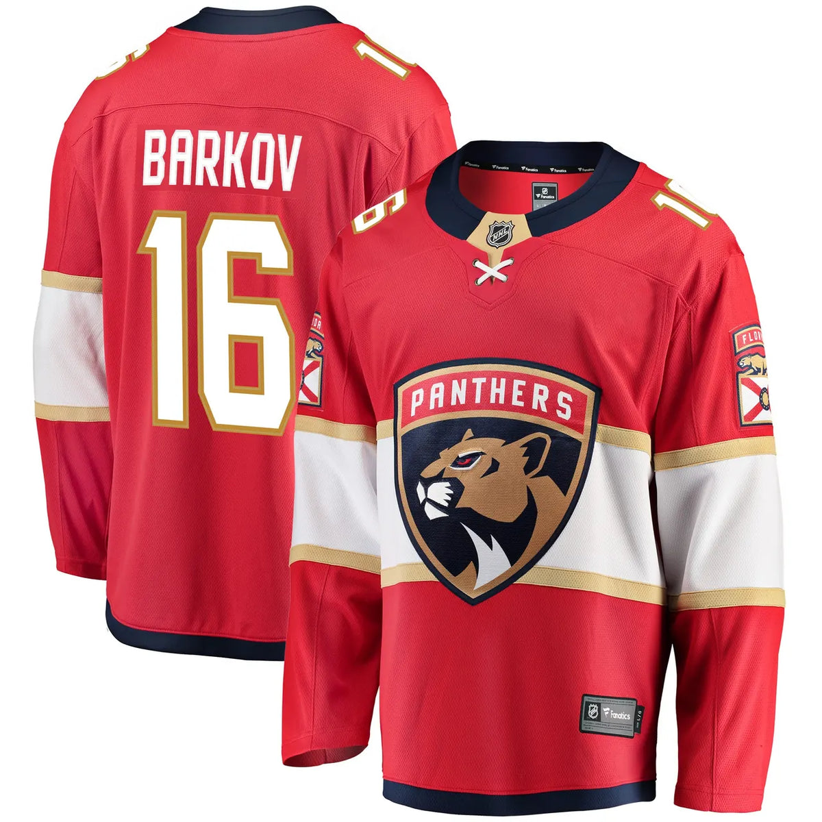 red Fanatics Barkov Panthers Jersey