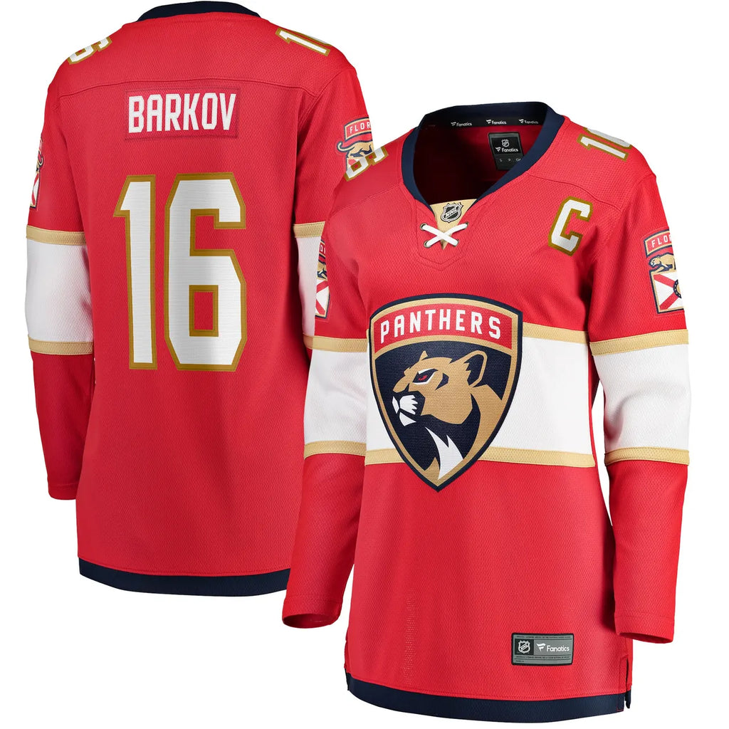 red Fanatics Barkov Panthers Jersey