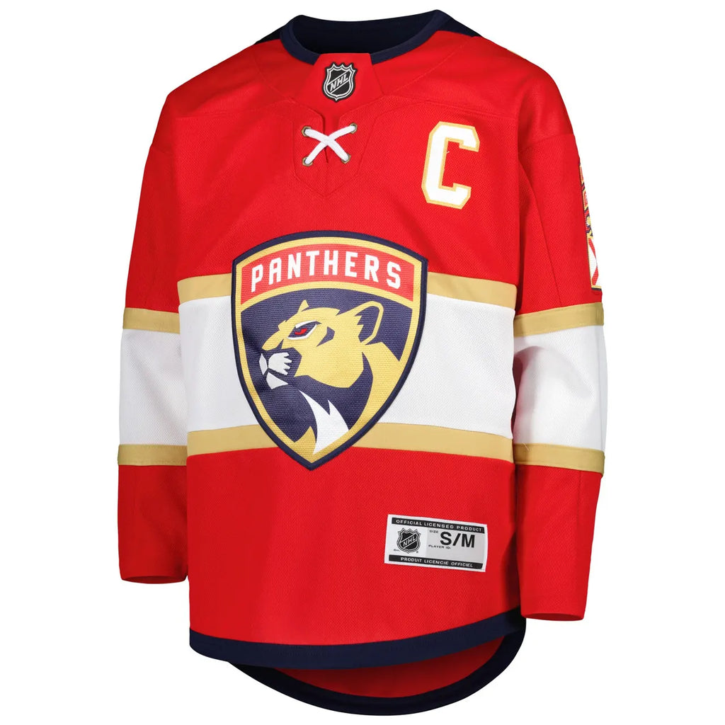 captain Barkov Panthers Red Jersey - Hình 3