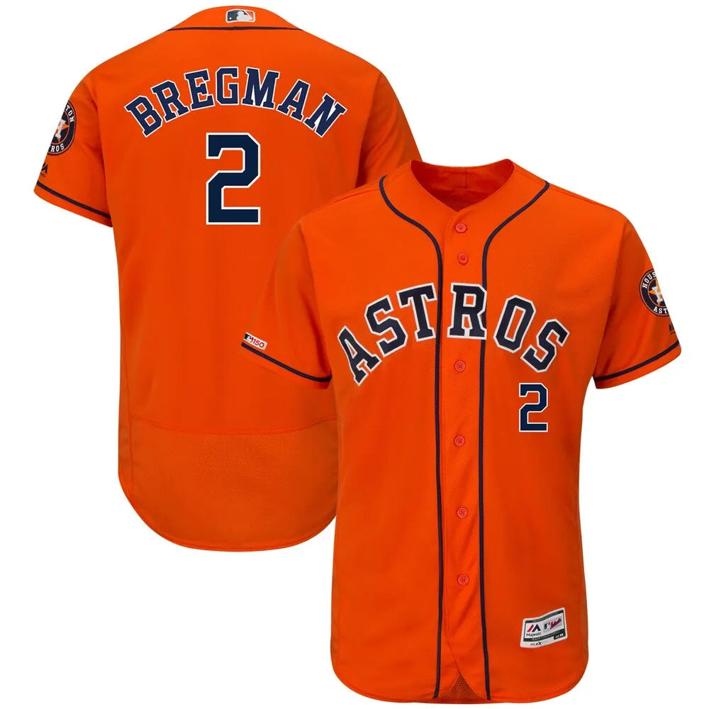 Bregman Orange Astros Jersey
