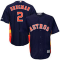 alex Majestic Bregman Astros Navy Jersey
