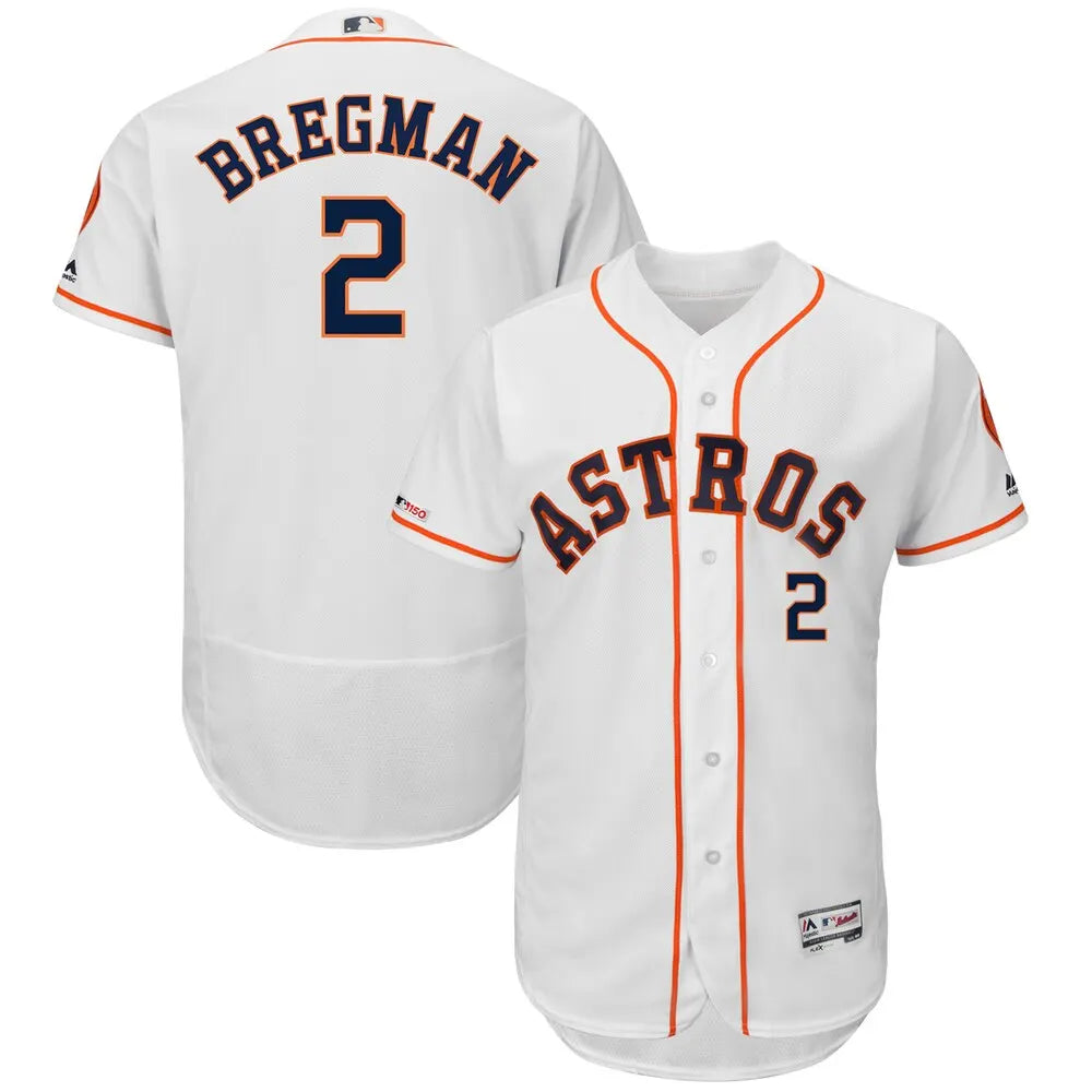 Bregman Astros White Jersey majestic
