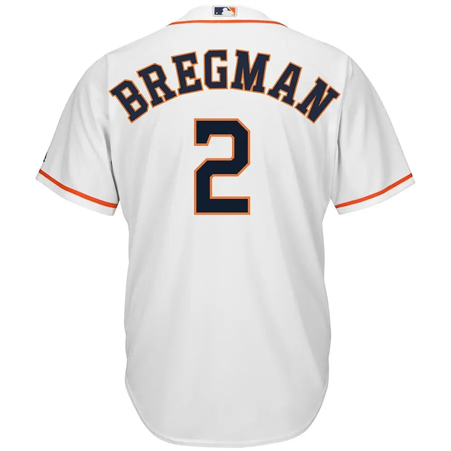 majestic Bregman Astros White Home Jersey - Hình 3