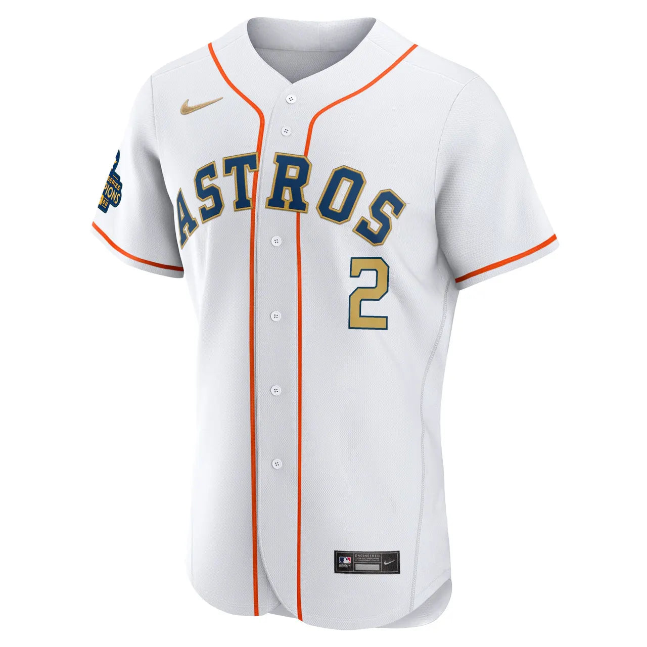 nike home Bregman Astros White Jersey - Hình 3