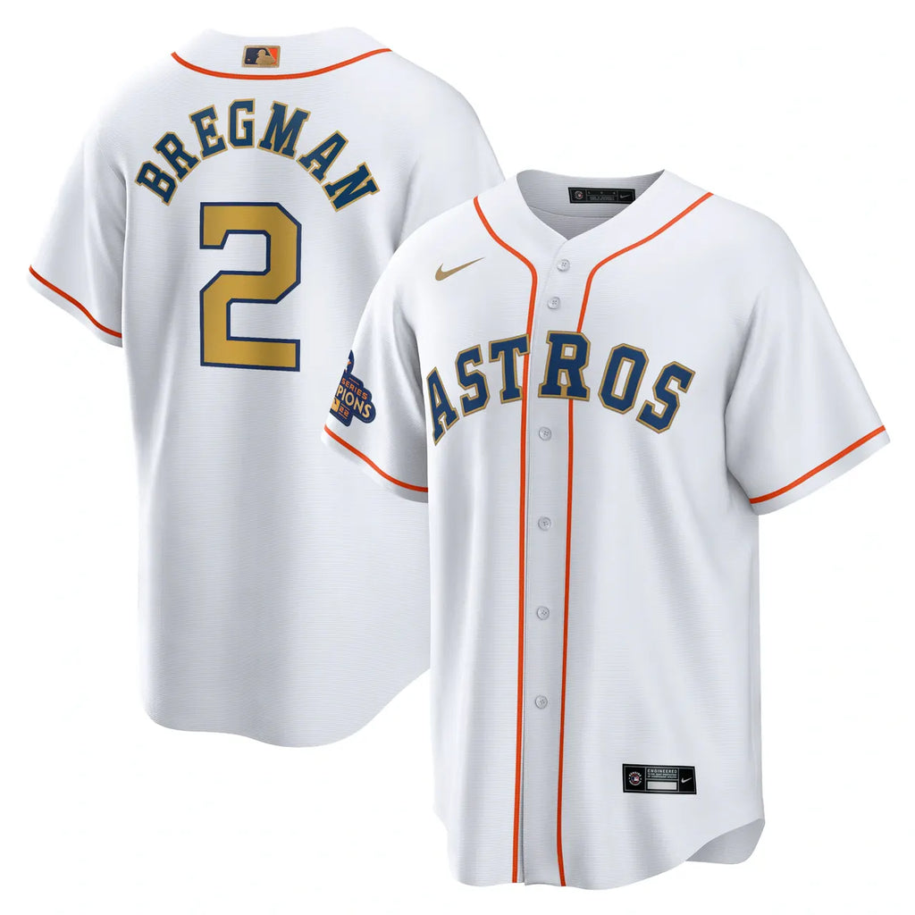 Bregman Astros White Jersey nike