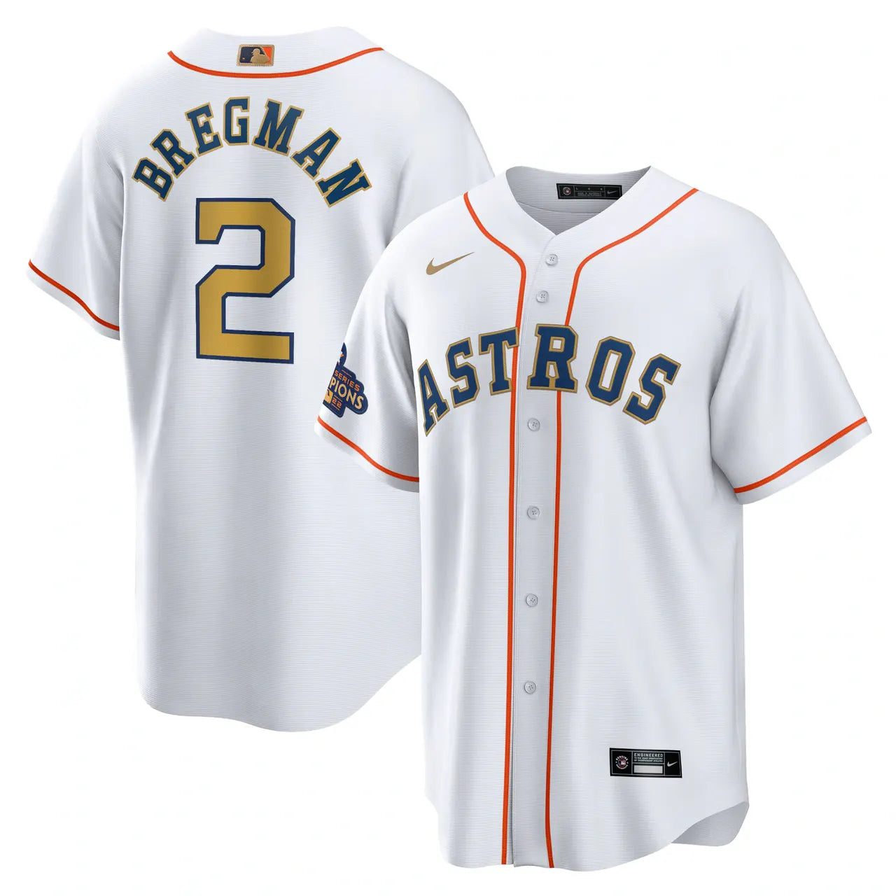 Bregman Astros White Jersey nike - Hình 2