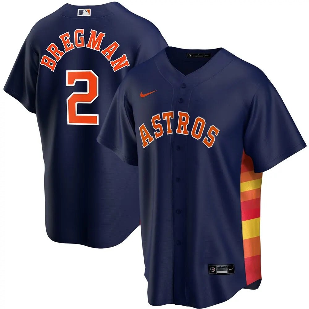 Bregman Astros Navy Jersey nike