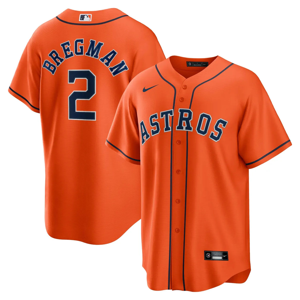 Bregman Astros Orange Jersey