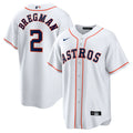 Nike Bregman #2 Astros White Jersey