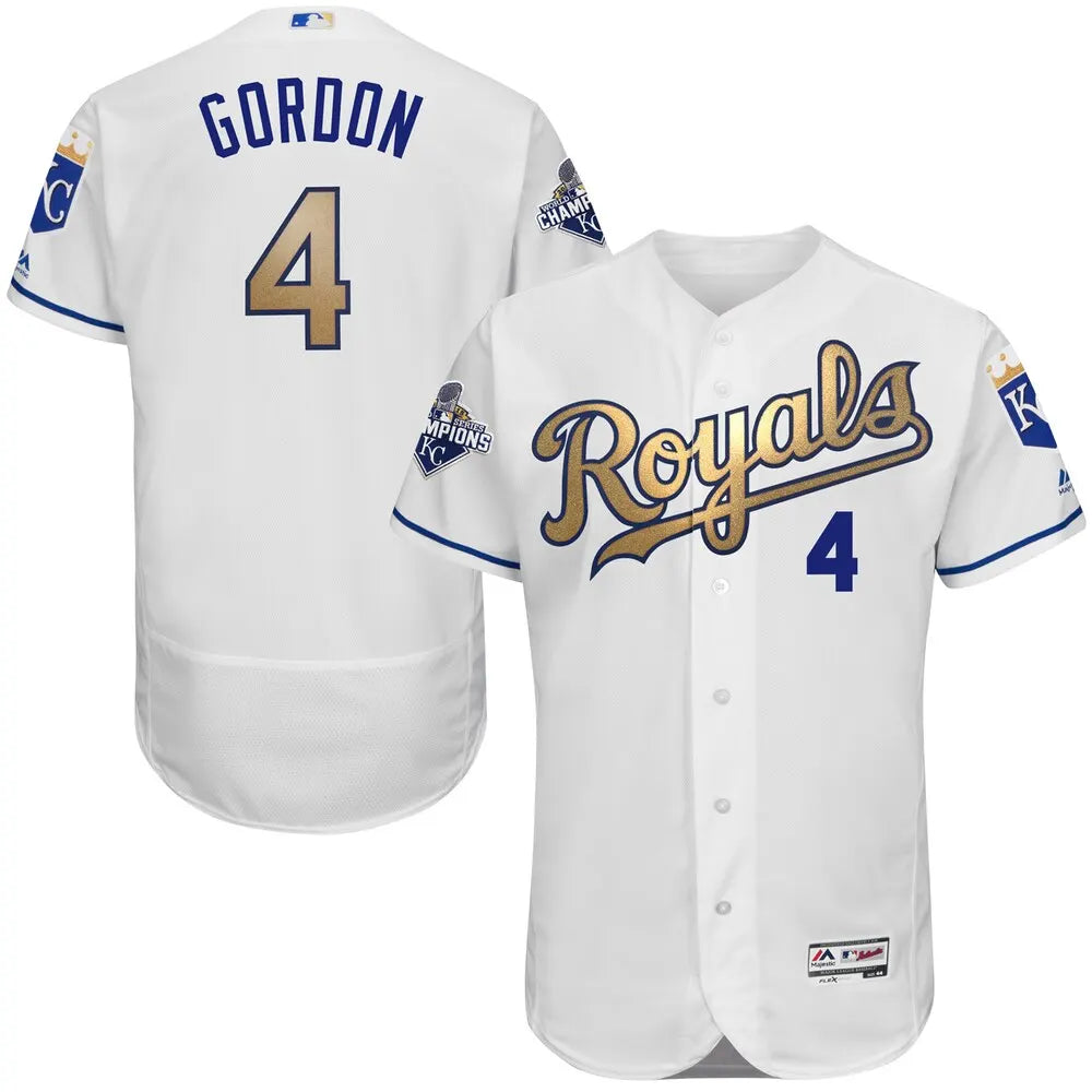 majestic Gordon Royals White Jersey